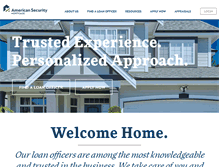 Tablet Screenshot of americansecuritymortgage.com
